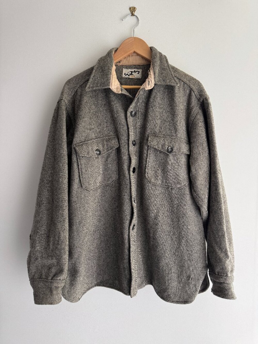 Vintage EMS Wool Shirt Jacket